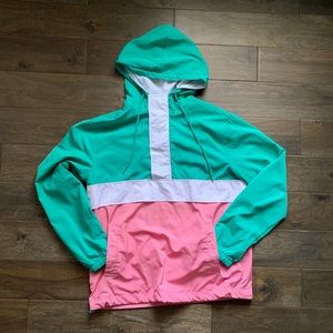 Mens Forvever 21 Pullover windbreaker. Size Med.